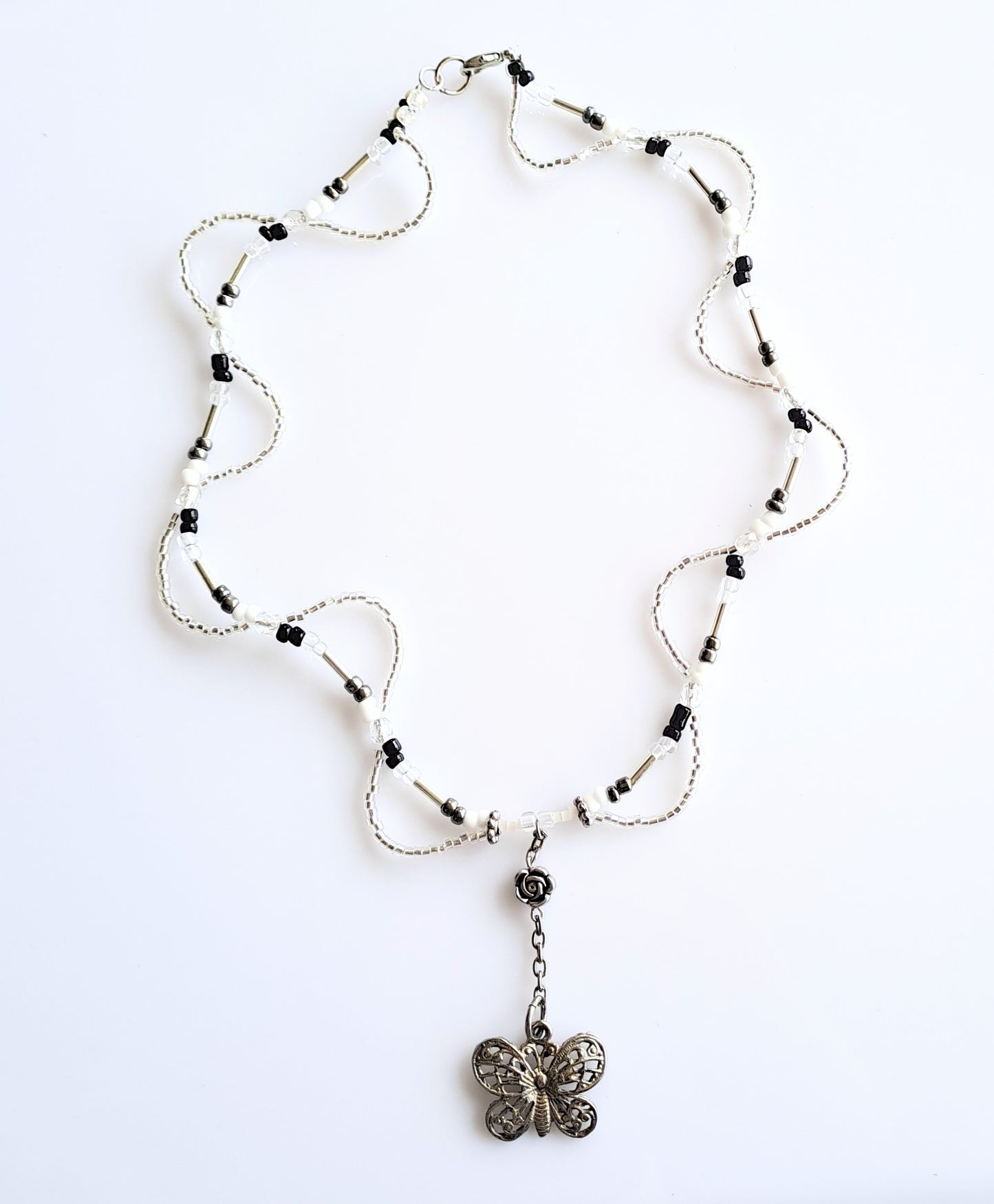 Gothic butterfly necklace